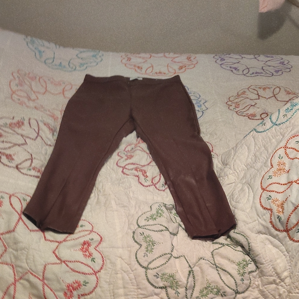 Sofia by Sofia Vergara Brown Leggings Soft Comfortable Fit